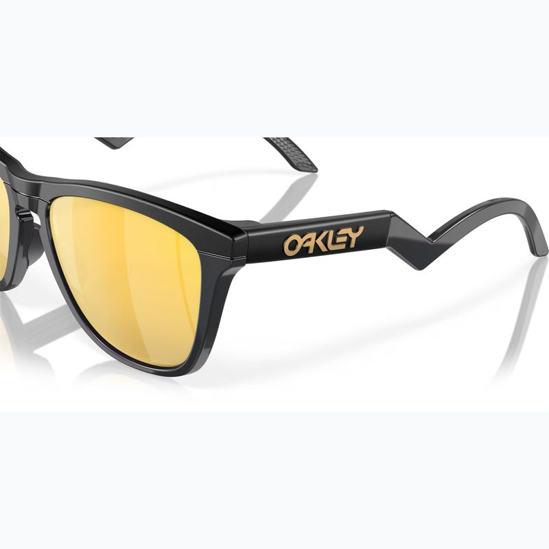 Oakley Frogskins Hybrid matte black/prizm 24k fleece sunglasses 6