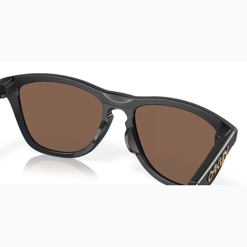 Oakley Frogskins Hybrid matte black/prizm 24k fleece sunglasses 7