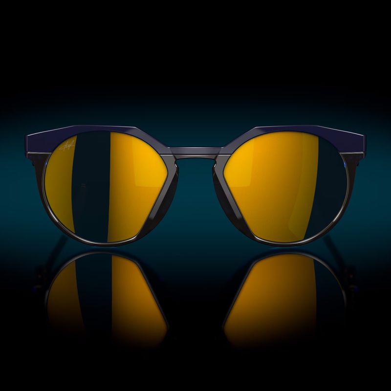 Oakley HSTN Kylian Mbappé Signature Series navy trans blue/prizm 24k polarized sunglasses 3