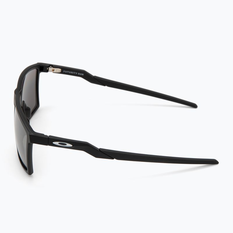 Oakley Futurity satin black/prizm black polarized sunglasses 4