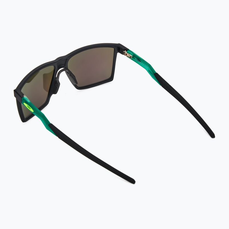 Oakley Futurity satin black/prizm jade sunglasses 2