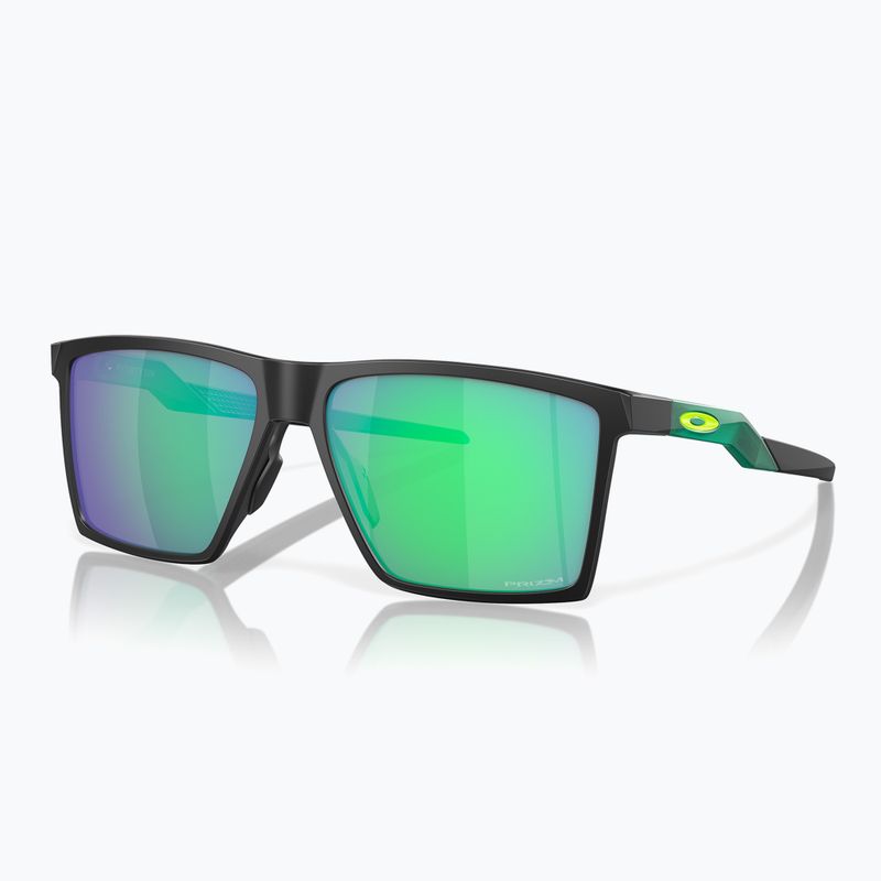 Oakley Futurity satin black/prizm jade sunglasses 5