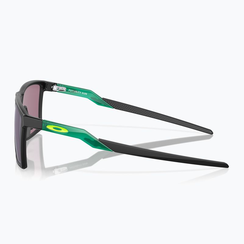 Oakley Futurity satin black/prizm jade sunglasses 7