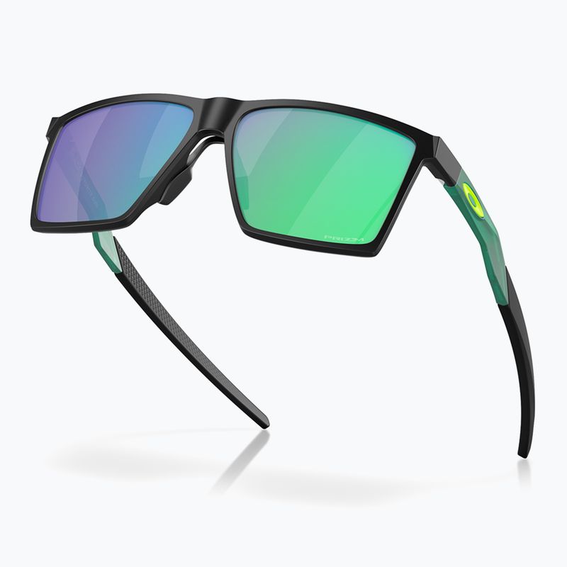 Oakley Futurity satin black/prizm jade sunglasses 8