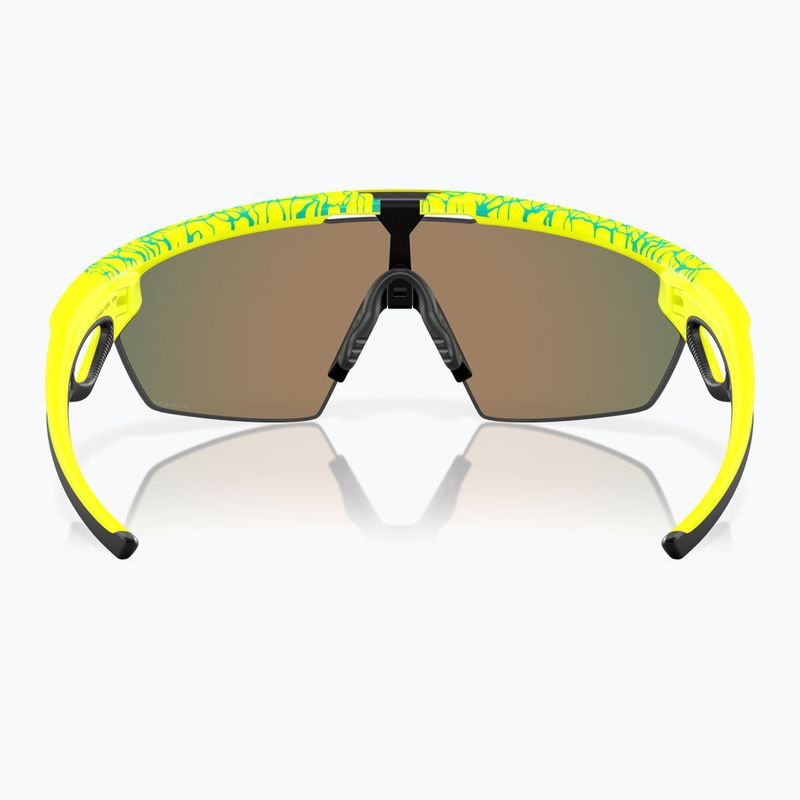 Oakley Sphaera matte tenball yellow/clst neuron/prizm ruby sunglasses 5