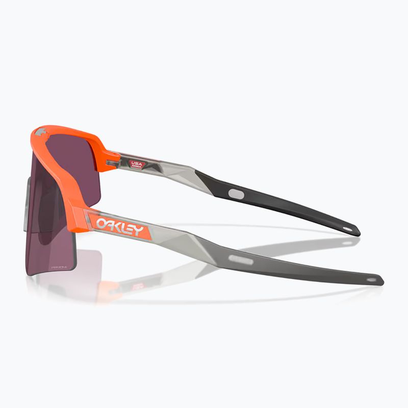 Oakley Sutro Lite Sweep matte neon orange/prizm road black sunglasses 4
