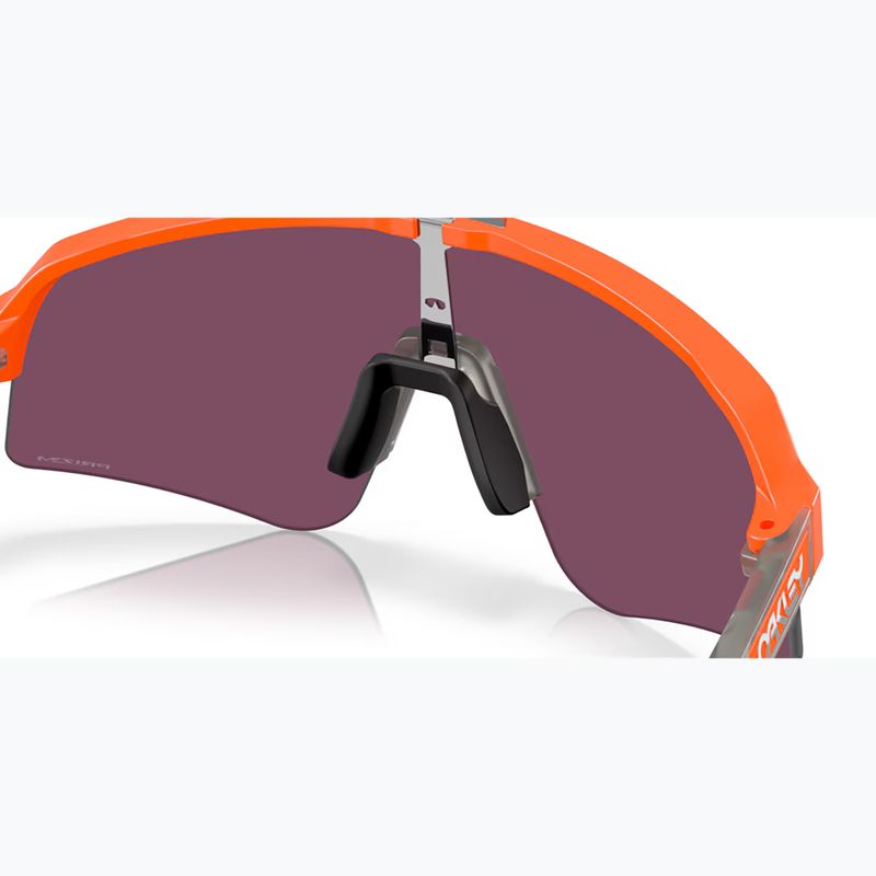 Oakley Sutro Lite Sweep matte neon orange/prizm road black sunglasses 6