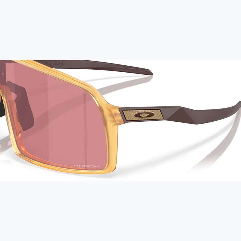 Oakley Sutro matte trans light curry/prizm dark turtleneck sunglasses 6