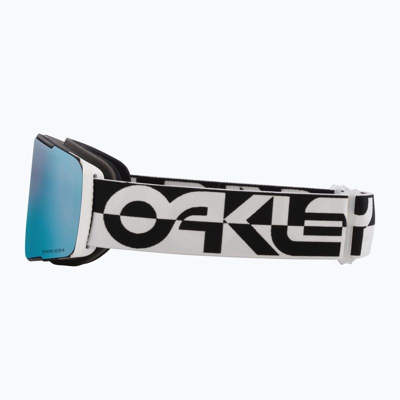 Oakley Line Miner Pro L black white duality/prizm sapphire/prizm torch ski goggles 4