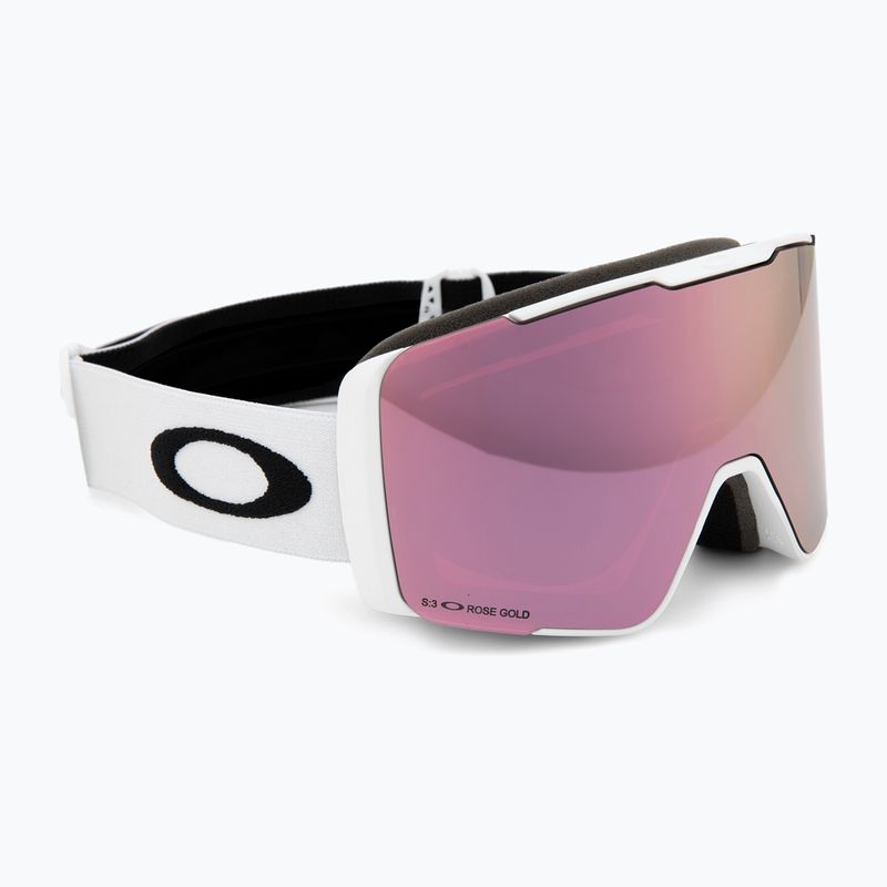 Oakley Line Miner Pro M matte white/prizm rose/prizm sapphire ski goggles 2