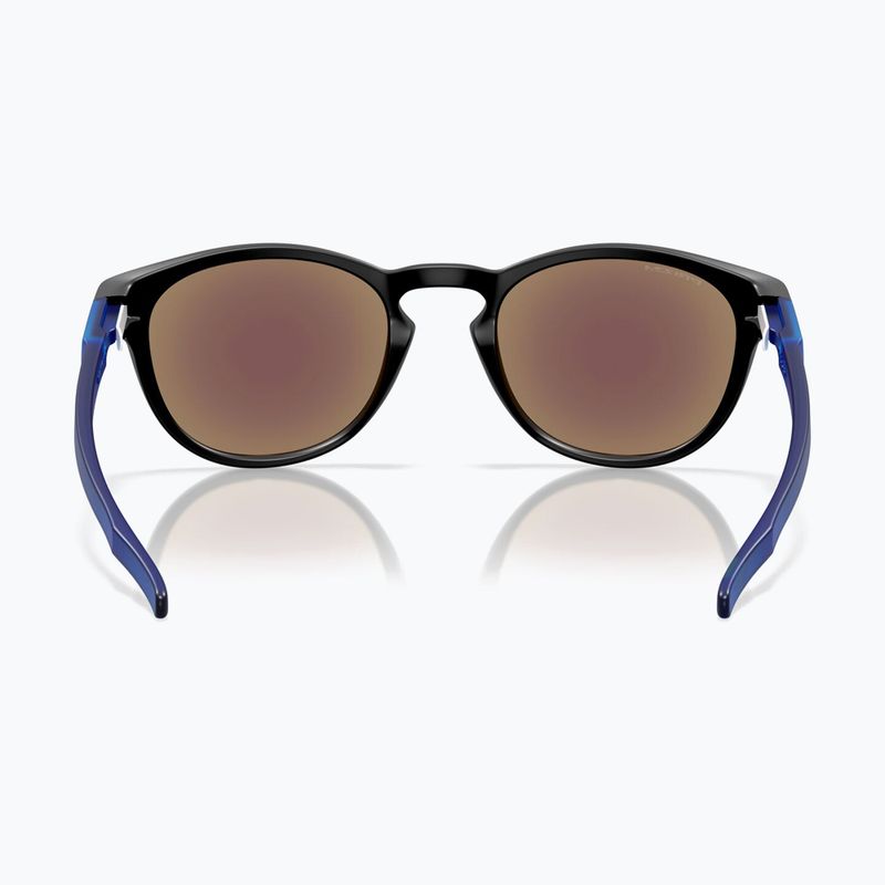 Oakley Latch matte black/prizm sapphire sunglasses 3