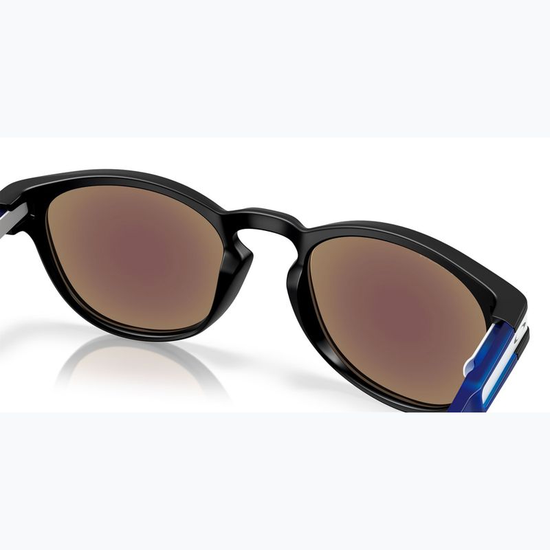 Oakley Latch matte black/prizm sapphire sunglasses 8
