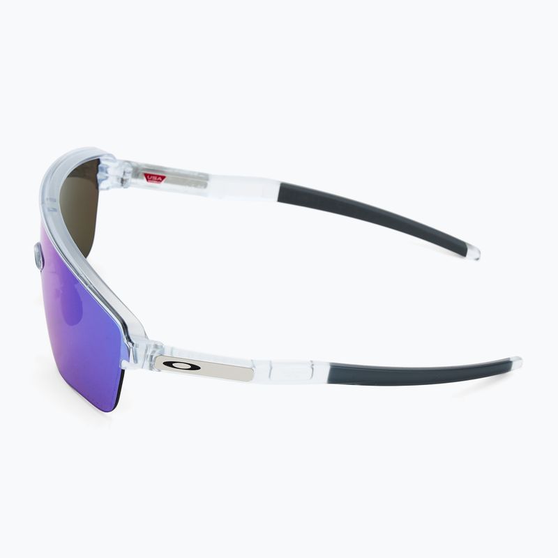 Oakley Corridor SQ matte clear/prizm sapphire sunglasses 4