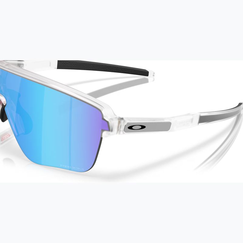 Oakley Corridor SQ matte clear/prizm sapphire sunglasses 6