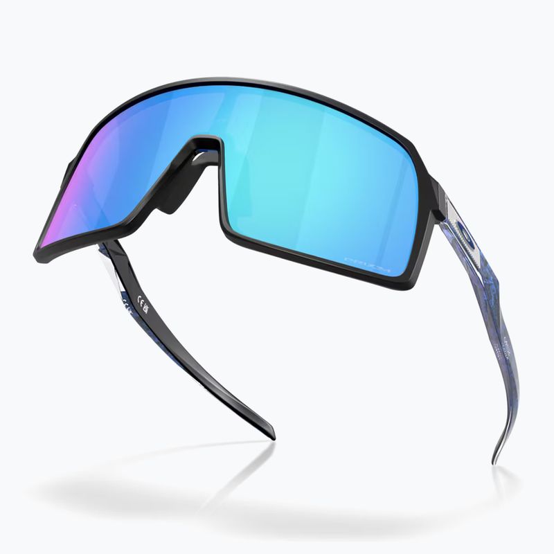 Oakley Sutro matte black/prizm sapphire sunglasses 4