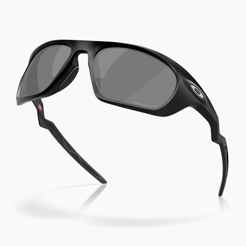 Oakley Lateralis matte black/prizm black polarized sunglasses 4