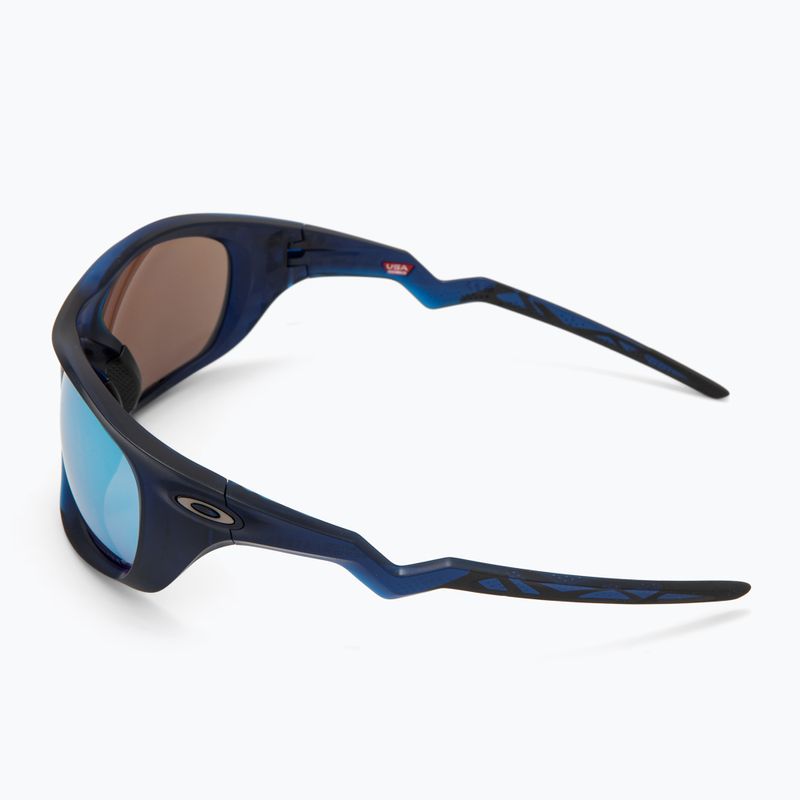 Oakley Lateralis matte trans blue/prizm deep water polarized sunglasses 4