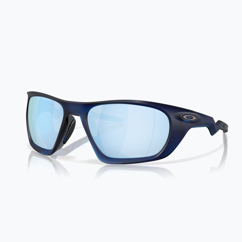Oakley Lateralis matte trans blue/prizm deep water polarized sunglasses 5