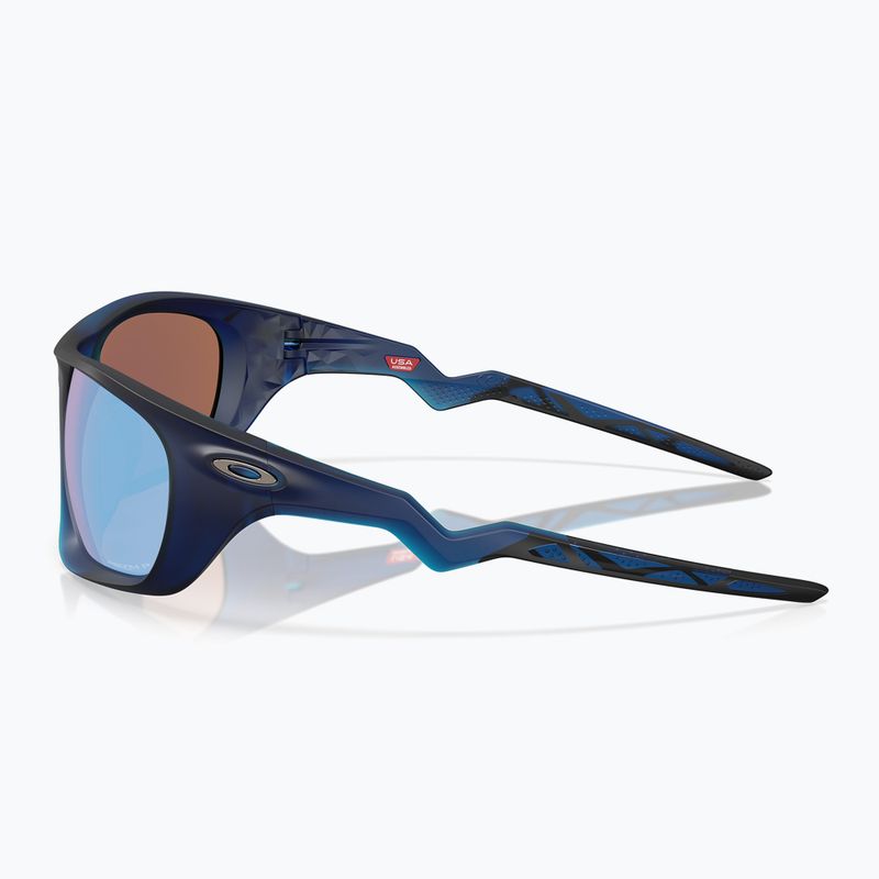 Oakley Lateralis matte trans blue/prizm deep water polarized sunglasses 7