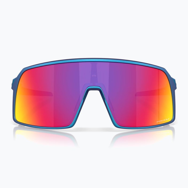 Oakley Sutro matte cyan/blue colorshift/prizm road sunglasses 2