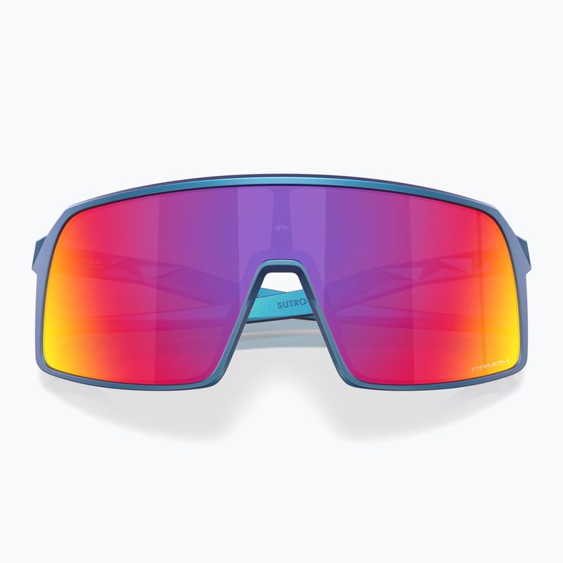 Oakley Sutro matte cyan/blue colorshift/prizm road sunglasses 5