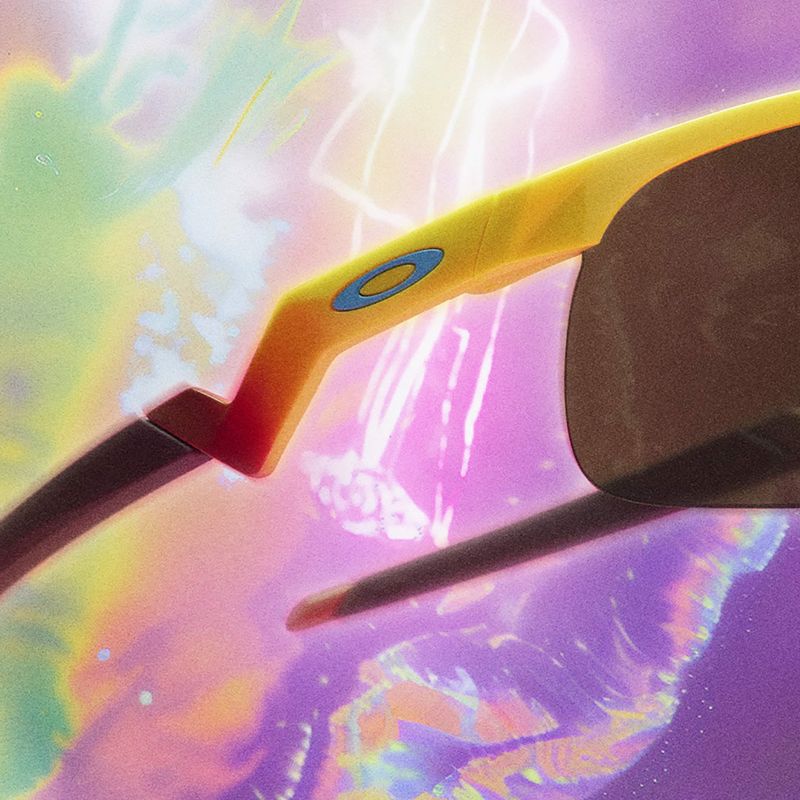 Oakley Resistor yellow/prizm tungsten children's sunglasses 9
