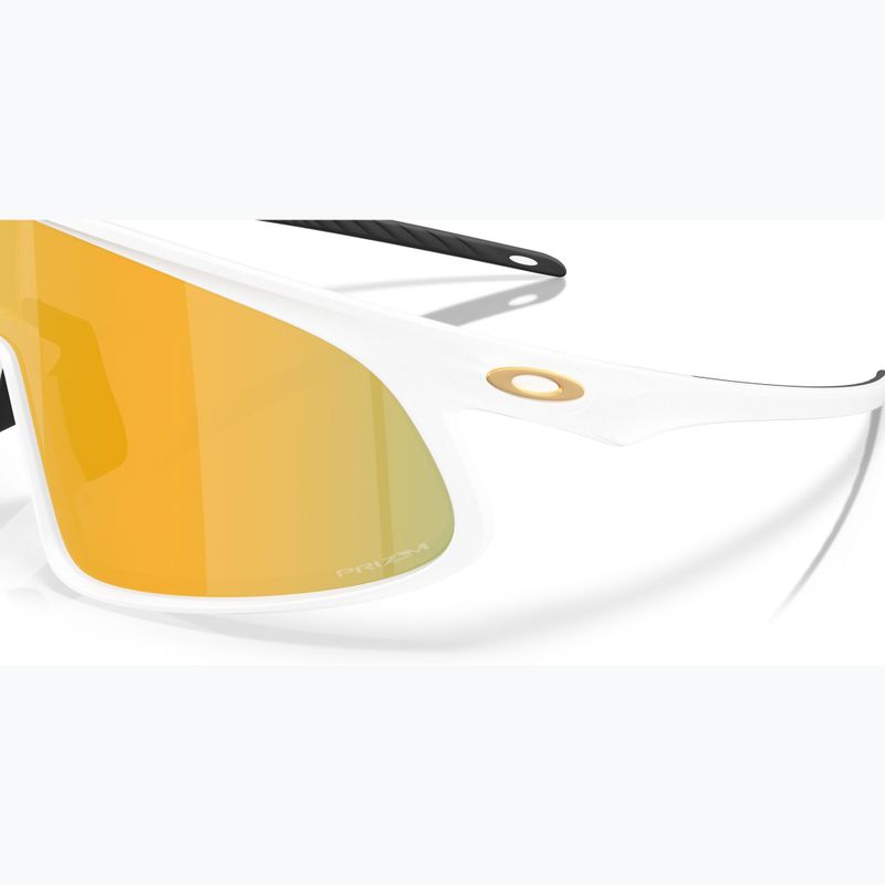 Oakley RSLV matte white/prizm 24k sunglasses 4