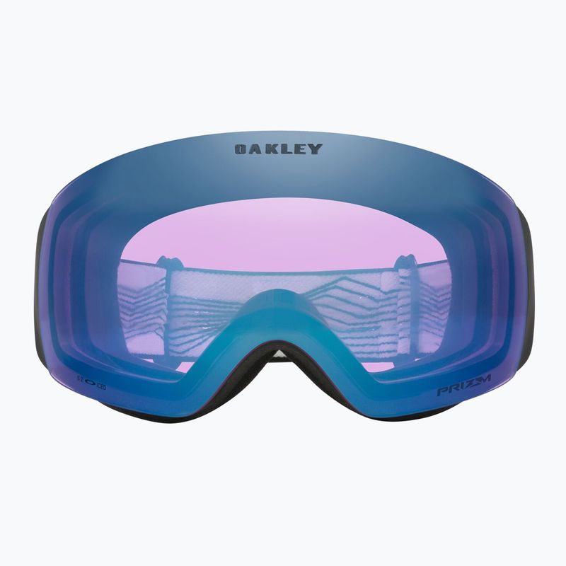 Oakley Flight Deck M ski goggles black wired/prizm snow iced iridium 2
