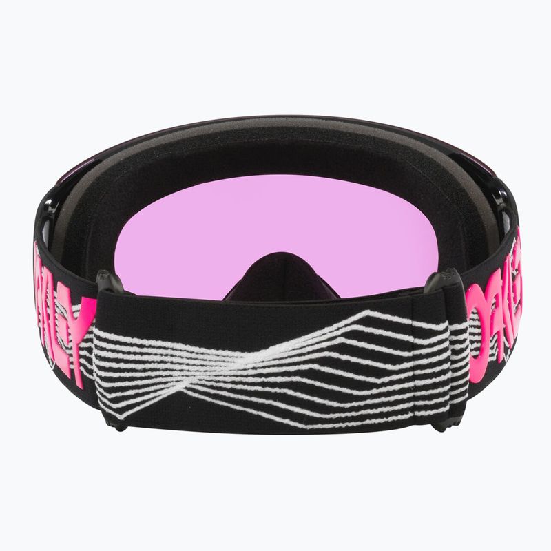 Oakley Flight Deck M ski goggles black wired/prizm snow iced iridium 3