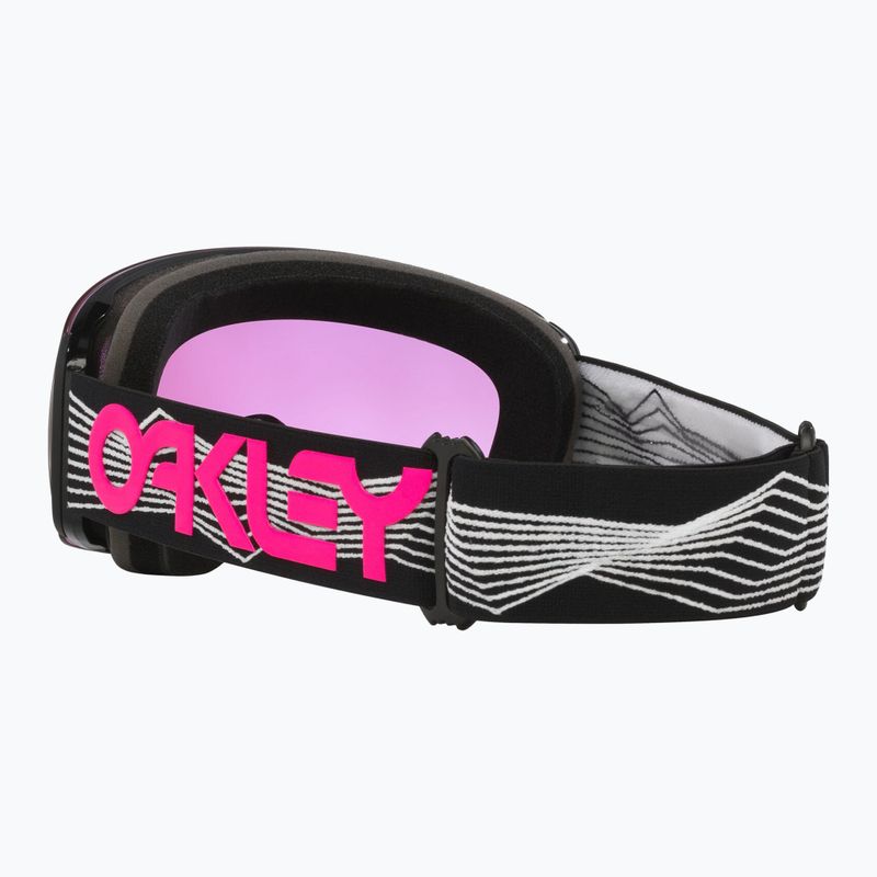 Oakley Flight Deck M ski goggles black wired/prizm snow iced iridium 4