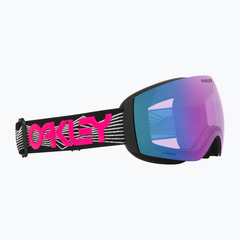 Oakley Flight Deck M ski goggles black wired/prizm snow iced iridium 5