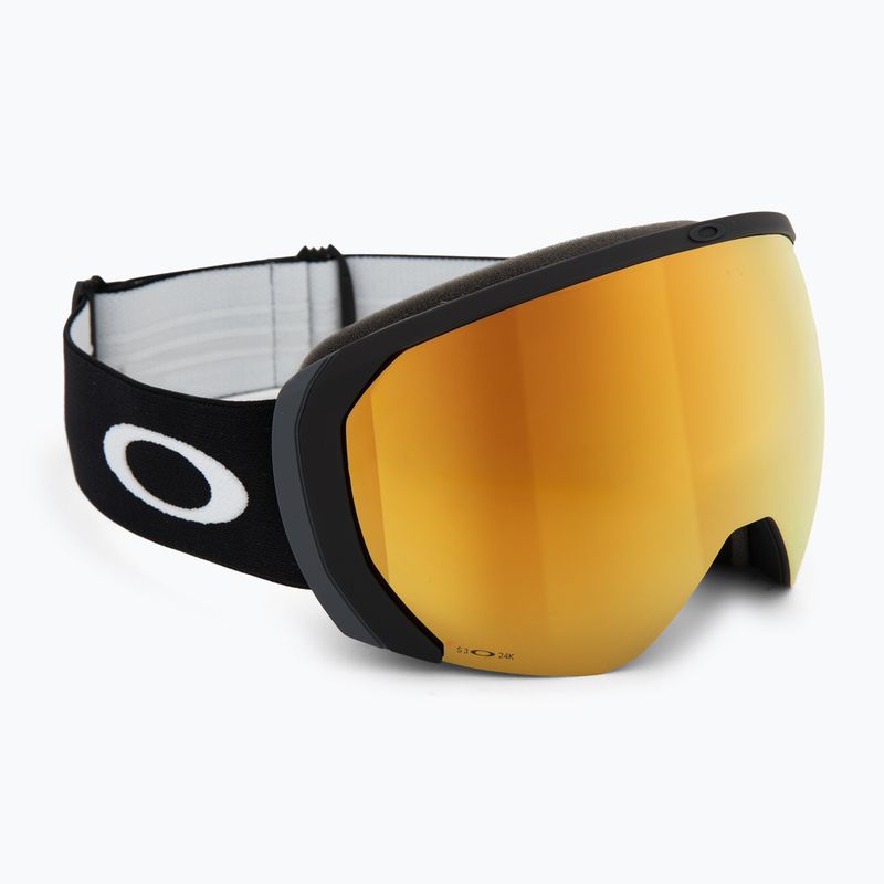 Ski goggles Oakley Flight Path L matte black/prizm 24k iridium