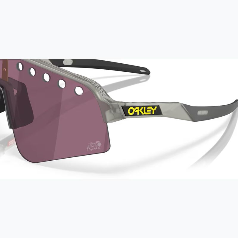 Oakley Sutro Lite Sweep Tour De France matte grey ink/prizm road black sunglasses 6