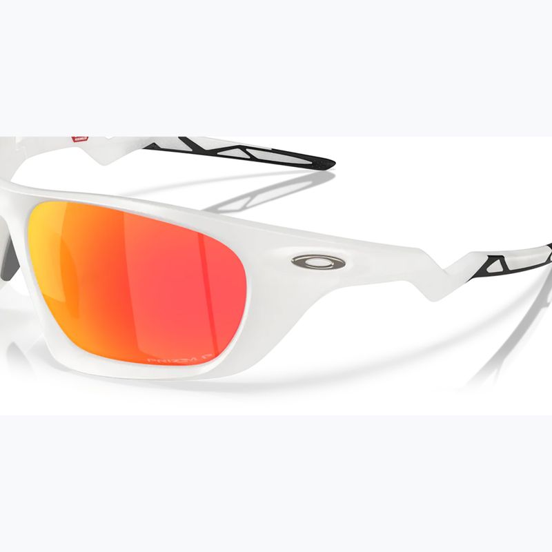 Oakley Lateralis Seek Collection matte vapor/prizm ruby polarized sunglasses 6
