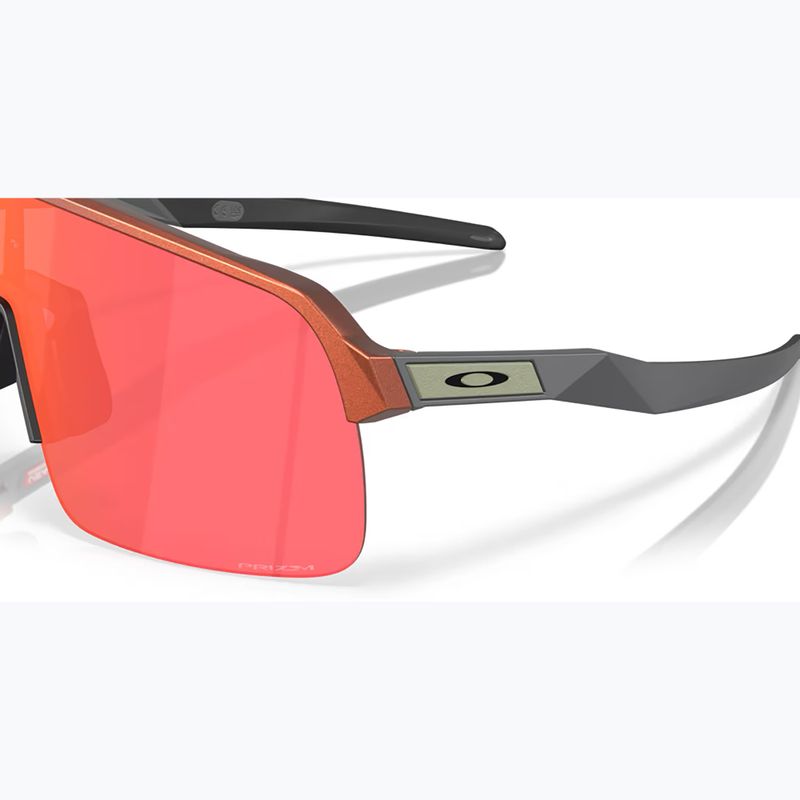 Oakley Sutro Lite fire orange/prizm trail torch sunglasses 6