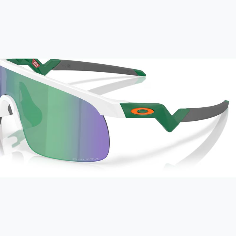 Oakley Resistor matte white/prizm jade children's sunglasses 6