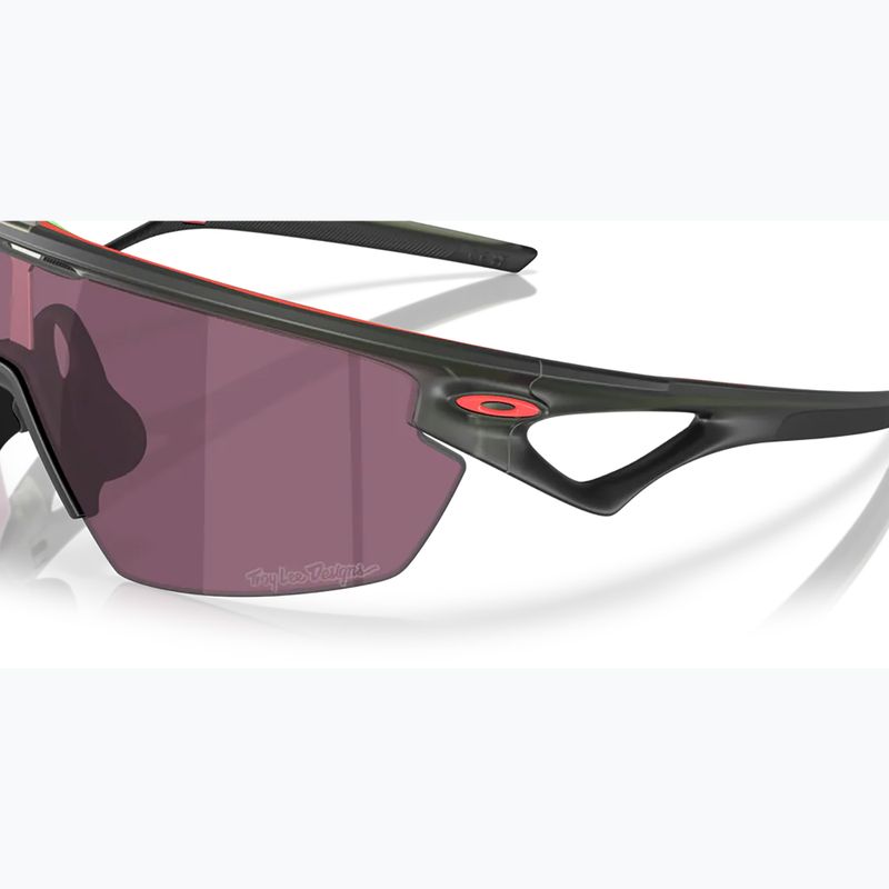 Oakley Sphaera Troy Lee Designs matte olive ink/prizm road black sunglasses 6