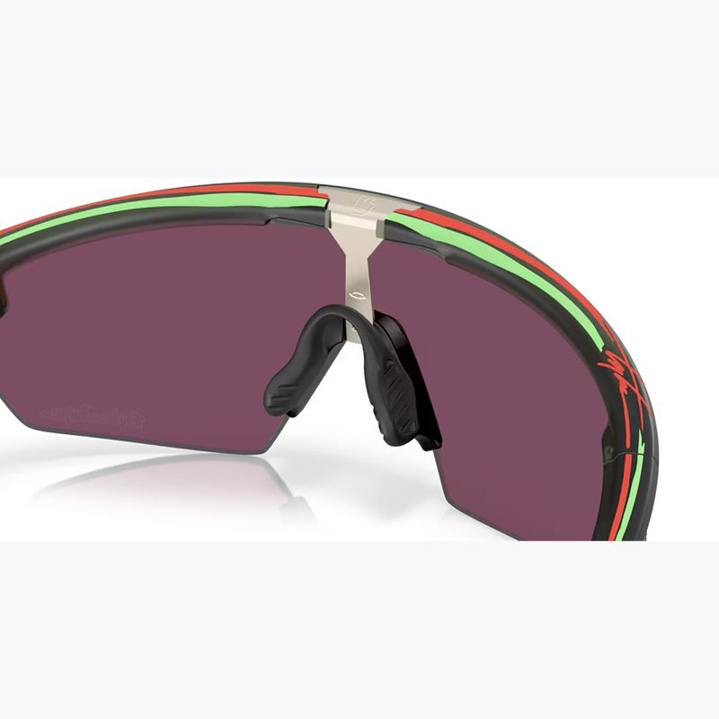 Oakley Sphaera Troy Lee Designs matte olive ink/prizm road black sunglasses 7