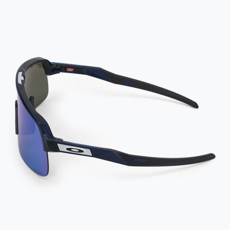Oakley Sutro Lite S matte trans blue/prizm sapphire sunglasses 4