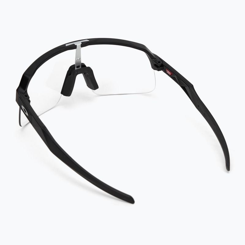 Oakley Sutro Lite S matte black/clear to black photochromic sunglasses 2