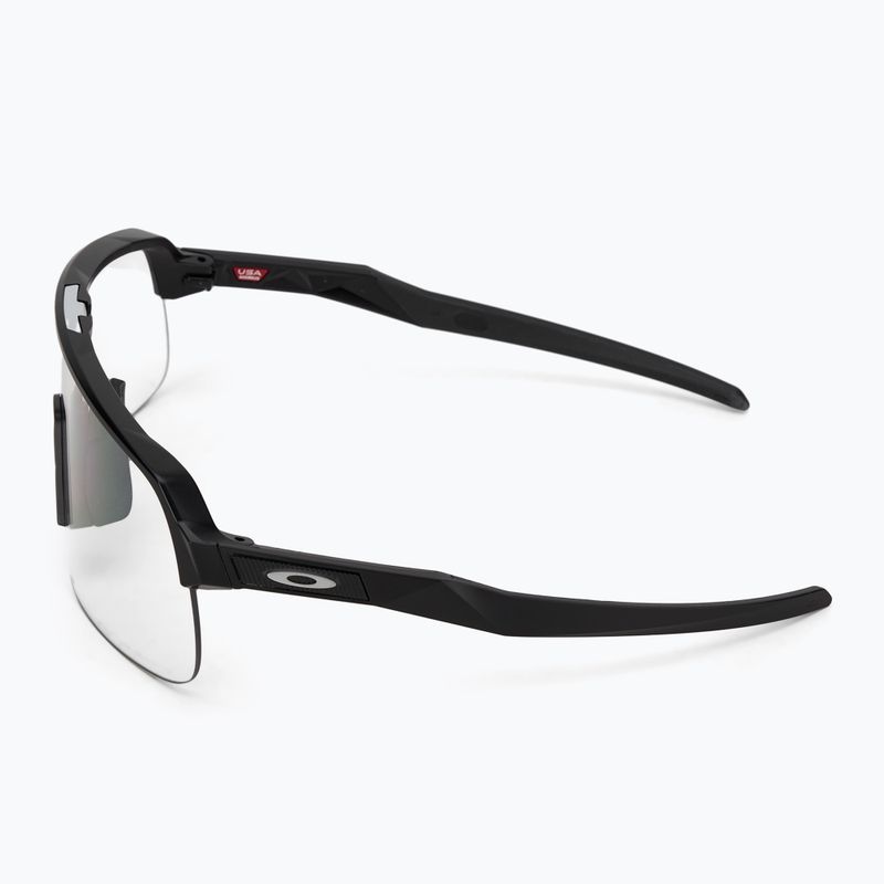 Oakley Sutro Lite S matte black/clear to black photochromic sunglasses 4