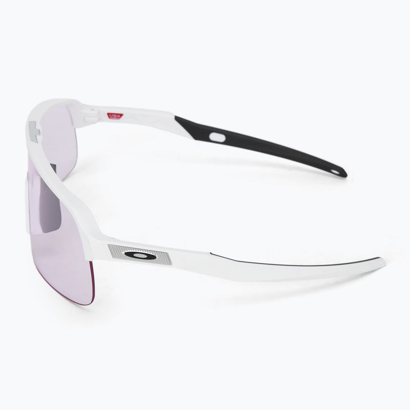 Oakley Sutro Lite S matte white/prizm low light sunglasses 4