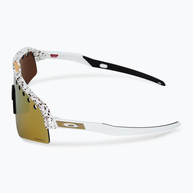 Oakley Sutro Lite Sweep Mathieu Van Der Poel bronze splatter/prizm 24k sunglasses 4