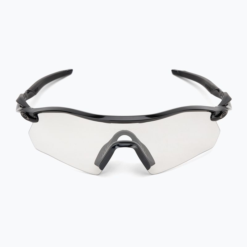 Oakley Radar Plate polished black/clear to black irid photochromic sunglasses 3