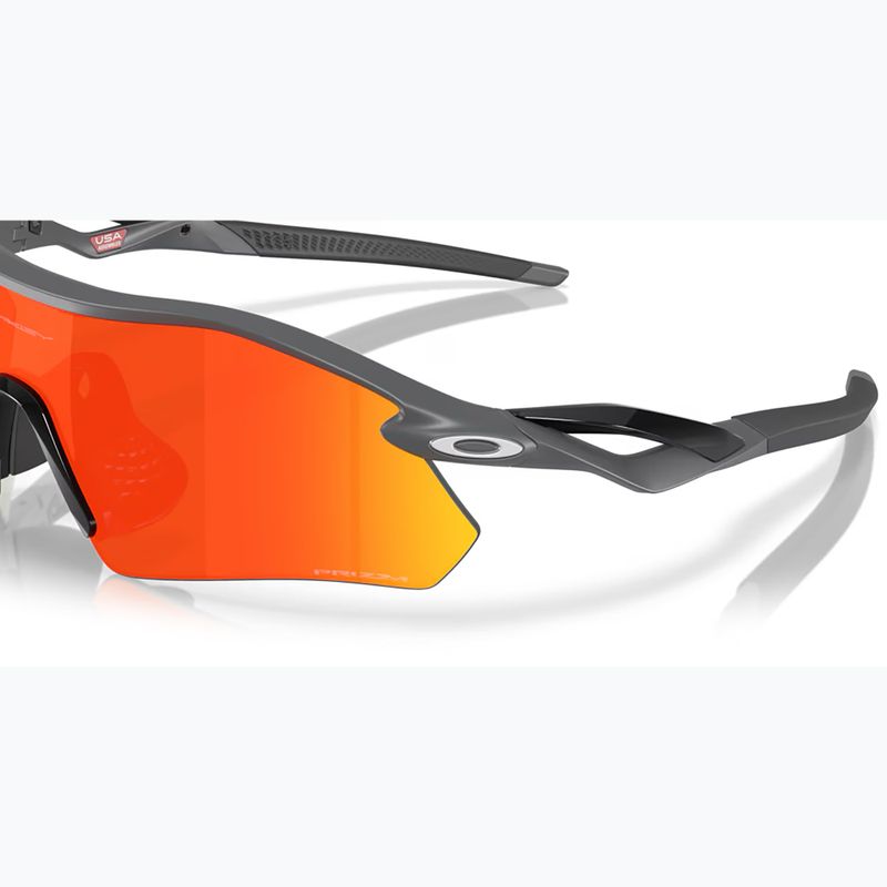 Oakley Radar Plate matte carbon/prizm ruby sunglasses 6