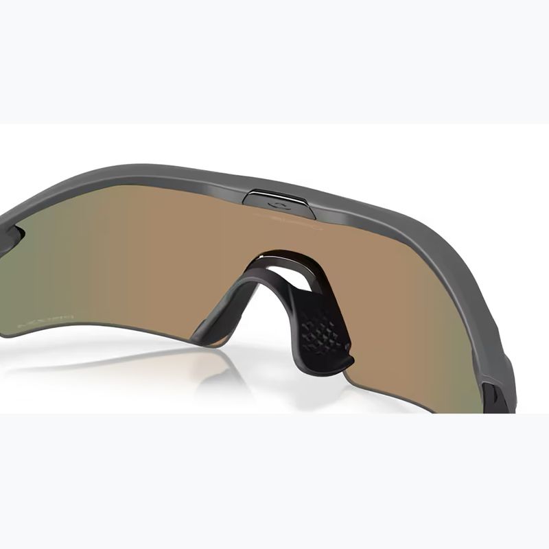 Oakley Radar Plate matte carbon/prizm ruby sunglasses 7