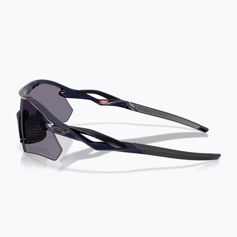 Oakley Radar Plate sunglasses polished navy/prizm grey 4