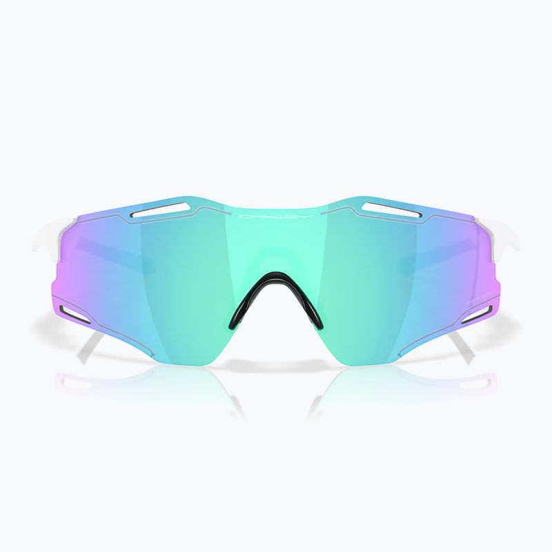 Oakley Cybr Zero polished white/prism sapphire sunglasses