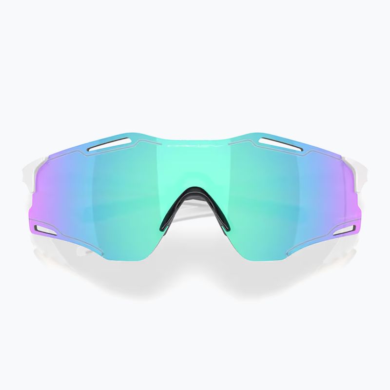 Oakley Cybr Zero polished white/prism sapphire sunglasses 2