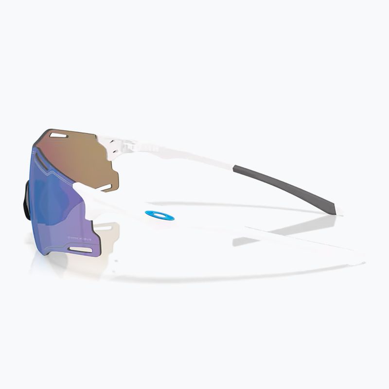 Oakley Cybr Zero polished white/prism sapphire sunglasses 5